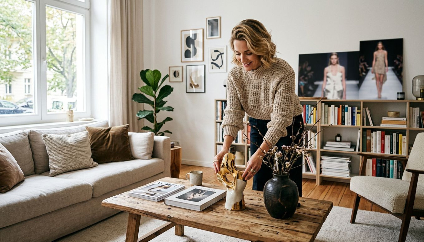 Vom runway ins wohnzimmer: inspiration für moderne dekoration